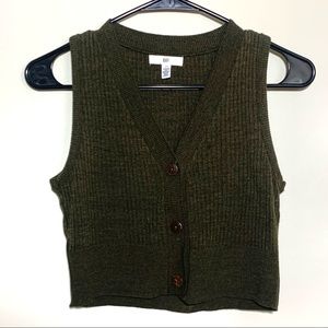 Green Sweater Vest